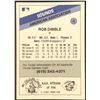 Image 2 : 1988 CMC ROB DIBBLE MINOR LEAGUE CARD