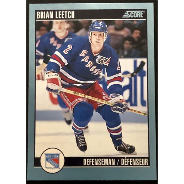 1992-93 SCORE BRIAN LEETCH (HOF)