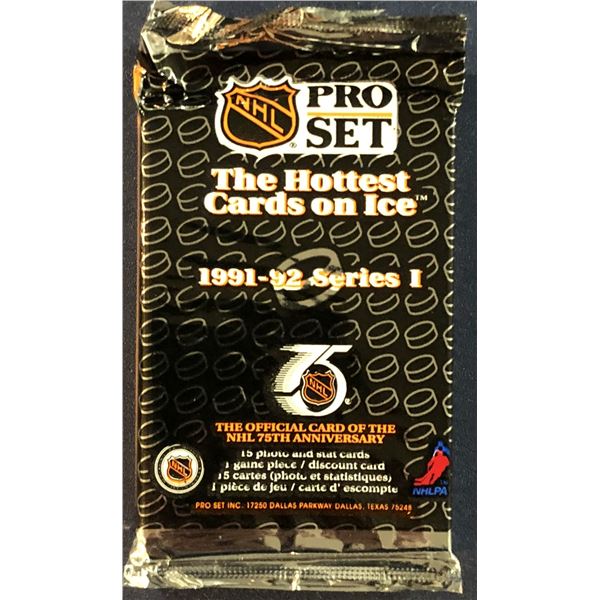 1991-92 PRO SET NHL HOCKEY SERIES 1 FOIL PACK