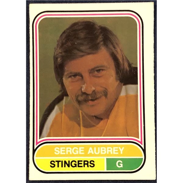 1975-76 O-PEE-CHEE WHA HOCKEY SERGE AUBREY