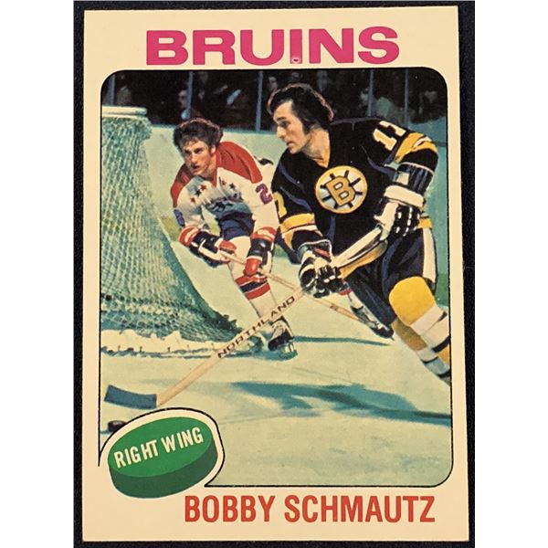 1975-76 TOPPS NHL HOCKEY BOBBY SCHMAUTZ