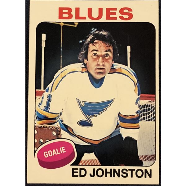 1975-76 TOPPS NHL HOCKEY ED JOHNSTON