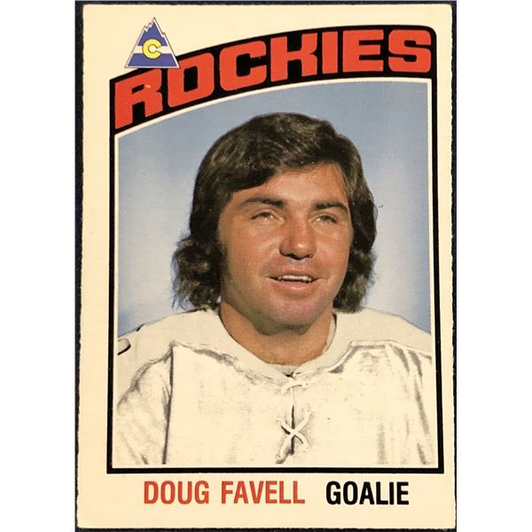 1976-77 O-PEE-CHEE NHL HOCKEY DOUG FAVELL