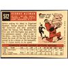 Image 2 : 1959 TOPPS WHITE BACKS - GEORGE ALTMAN ROOKIE CARD