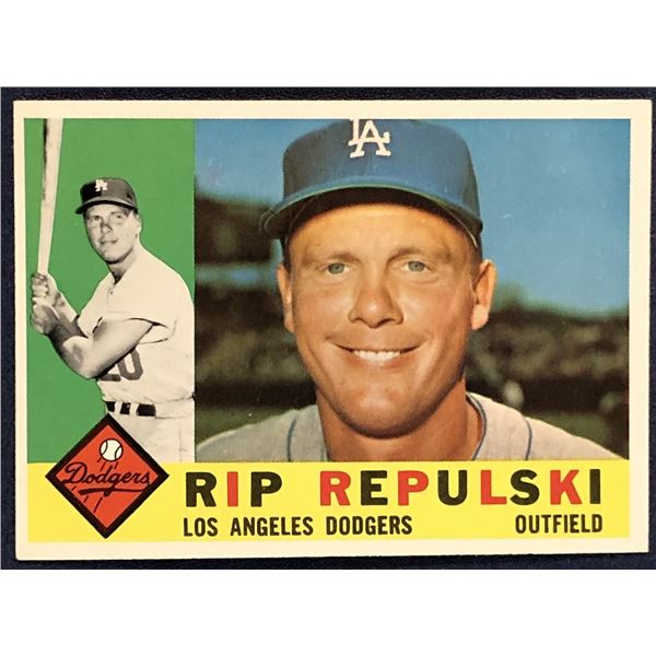 1960 TOPPS BASEBALL WHITE BACKS - RIP REPULSKI