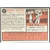 Image 2 : 1962 TOPPS DARRELL JOHNSON
