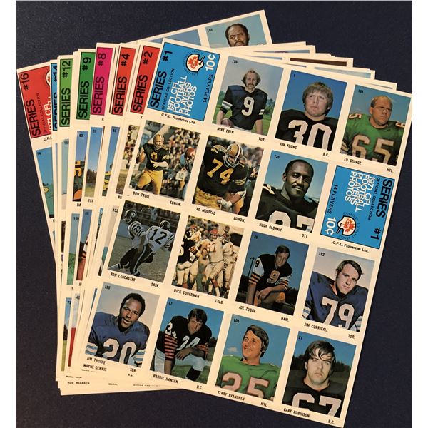 1971 EDDIE SARGENT CFL COMPLETE SET & ALBUM