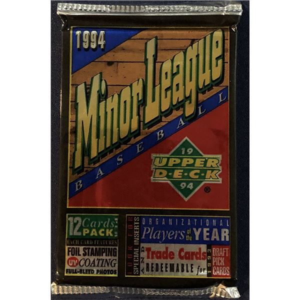 1994 UPPER DECK MINOR LEAGUE BASEBALL FOIL PACK