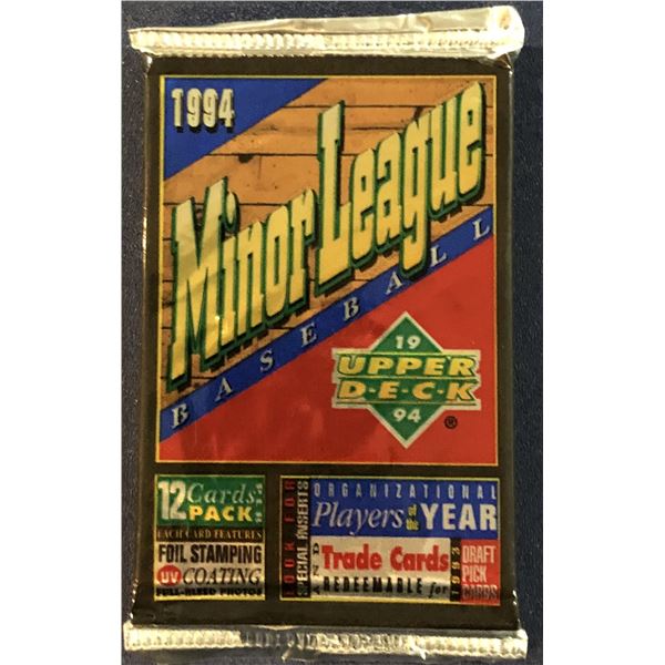 1994 UPPER DECK MINOR LEAGUE BASEBALL FOIL PACK
