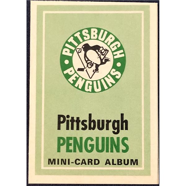 1969-70 O-PEE-CHEE NHL MINI CARD ALBUM - PITTSBURGH PENGUINS