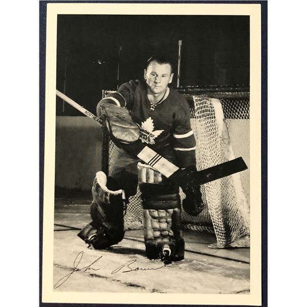 1960-61 YORK PEANUT BUTTER JOHNNY BOWER (HOF)