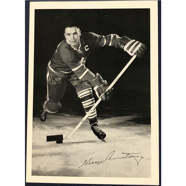 1960-61 YORK PEANUT BUTTER GEORGE ARMSTRONG (HOF)