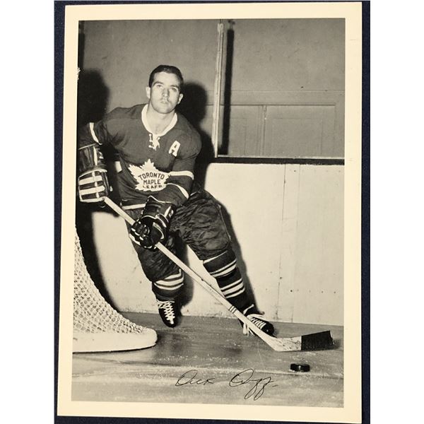 1960-61 YORK PEANUT BUTTER DICK DUFF (HOF)