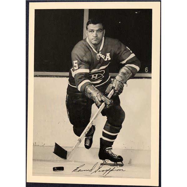 1960-61 YORK PEANUT BUTTER BOOM BOOM GEOFFRION (HOF)