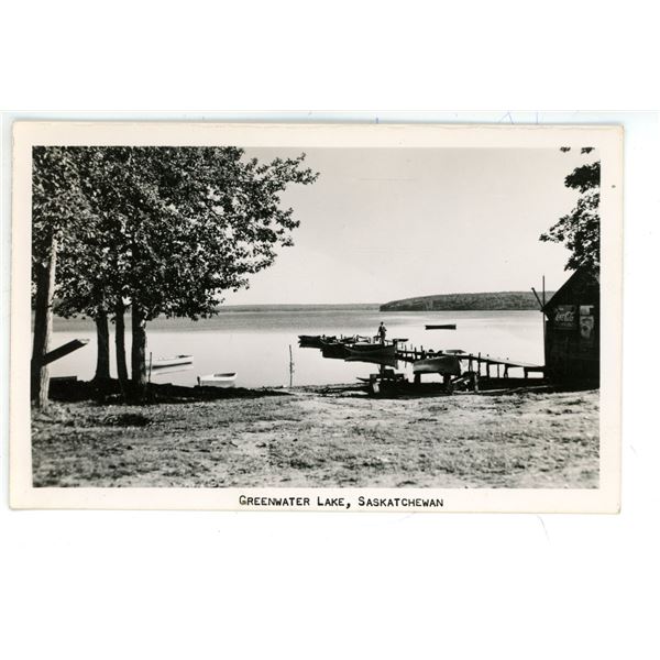 Vintage RPPC – “Greenwater Lake, Saskatchewan”