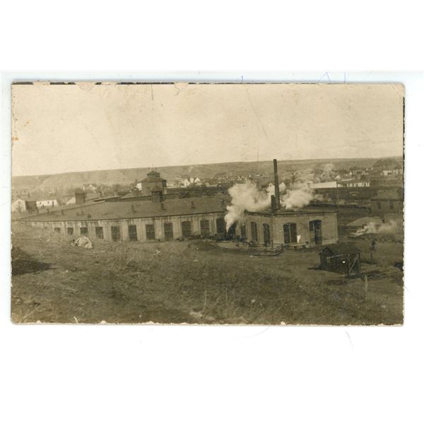 Vintage RPPC – “C.P.R Roundhouse”.  Medicine Hat, Alberta.