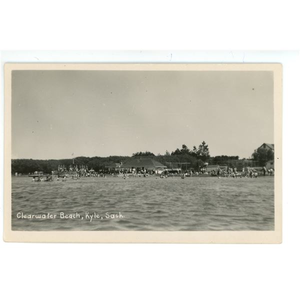 Vintage RPPC – “Clearwater Beach, Kyle, Sask.”