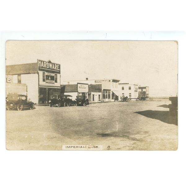 Vintage RPPC – “Imperial, Sask”.