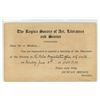 Image 1 : 1910 Post Card from The Regina Society of Art, Literature, and Science.  Posted.