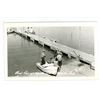 Image 1 : Vintage RPPC – “Boat Pier at Meota Beach.  Meota, Sask.”
