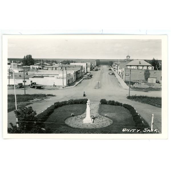Vintage RPPC – “Unity, Sask.”