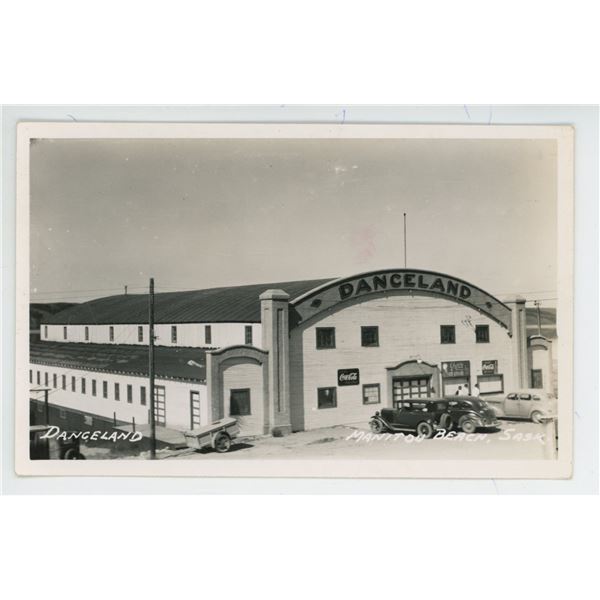 Vintage RPPC – “Danceland.  Manitou Beach, Sask.”