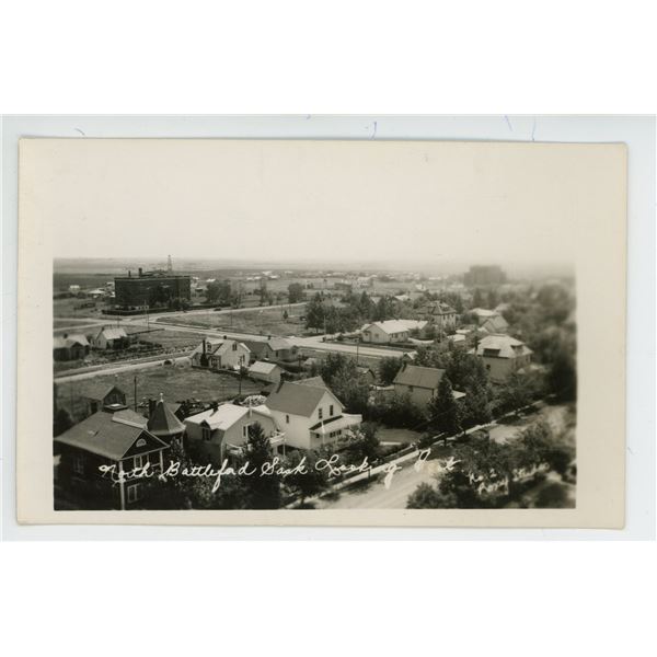 Vintage RPPC – “North Battleford, Sask.  Looking East.”