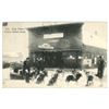 Image 1 : 1908 Post Card – Massey-Harris Bldg.  “Dog Train, Prince Albert, Sask.”  