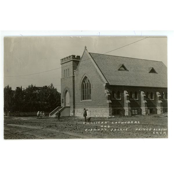 Early 1900’s RPPC – “Anglican Cathedral and Bishops Palace.  Prince Alber