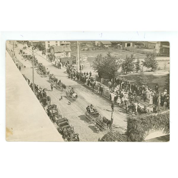 Early 1900’s RPPC – Parade in Prince Albert, Sask.