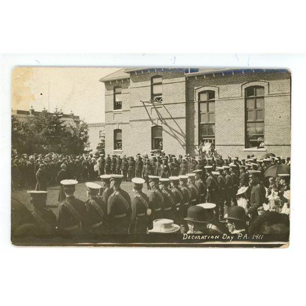 RPPC – “Decoration Day P.A. 1911” Prince Albert, Sask.