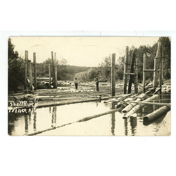 1912 RPPC – “Shell River, Prince Albert” Sask.