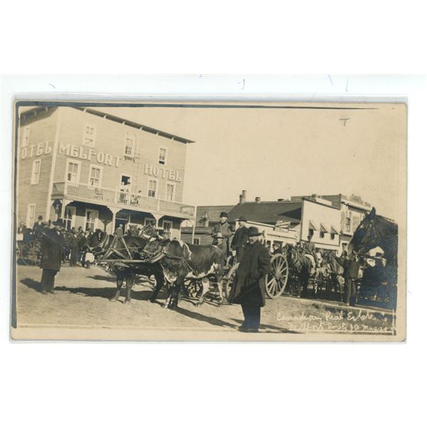 Early 1900’s RPPC – “Canadian Real Estate Co.  Melfort, Sask.”