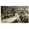 Image 1 : Early 1900’s RPPC – “Divine Service in Lumber Camp”.  Unknown Ca