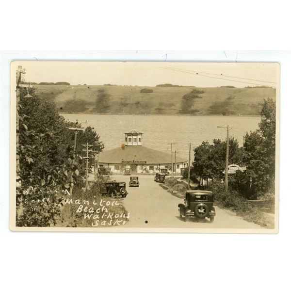 Vintage RPPC – “Manitou Beach.  Watrous, Sask.”