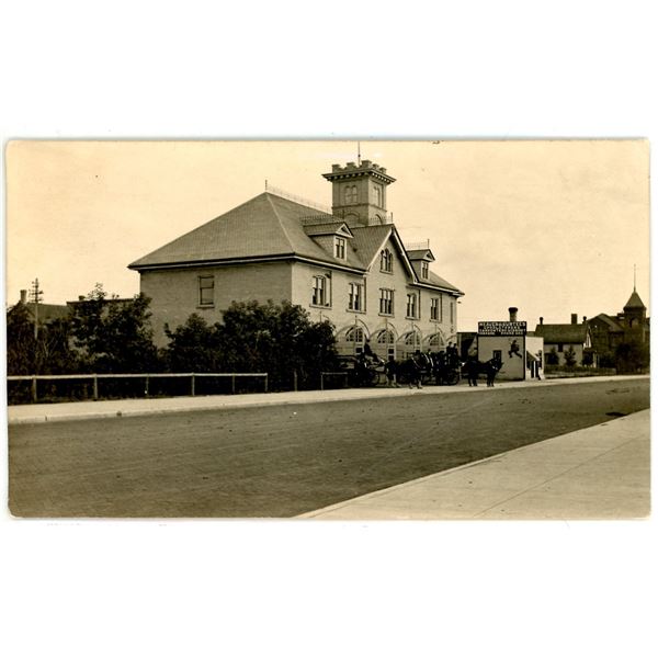 Early 1900’s RPPC – “No. 1 Fire Hall” Regina, Sask.