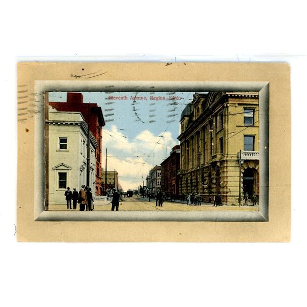 1914 Post Card – “Eleventh Avenue, Regina, Sask.”