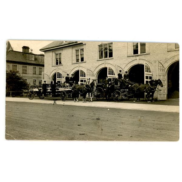 Early 1900’s RPPC – Fire Hall.  Regina, Sask.