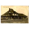 Image 1 : Vintage Post Card – “Yellow Grass, Sask.”  Train Station.