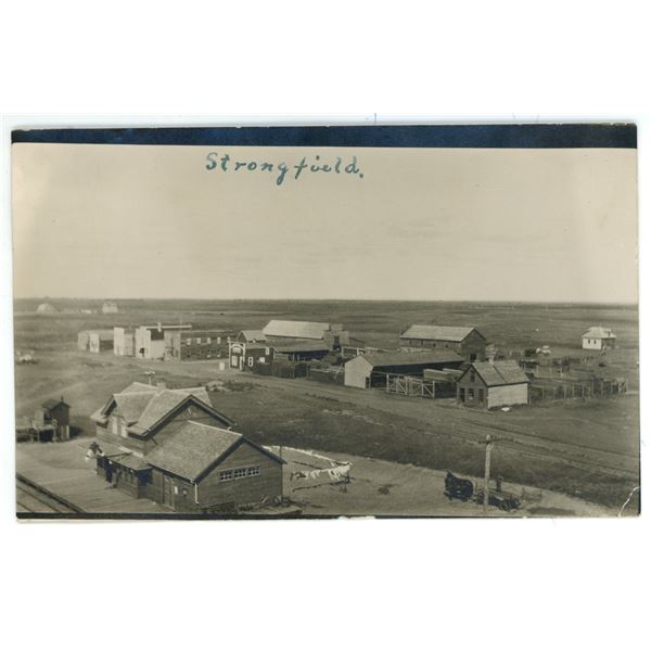 Early 1900’s RPPC – “Strongfield”, Sask.