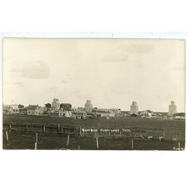 Early 1900’s RPPC – “East Side Foam Lake, Sask.”