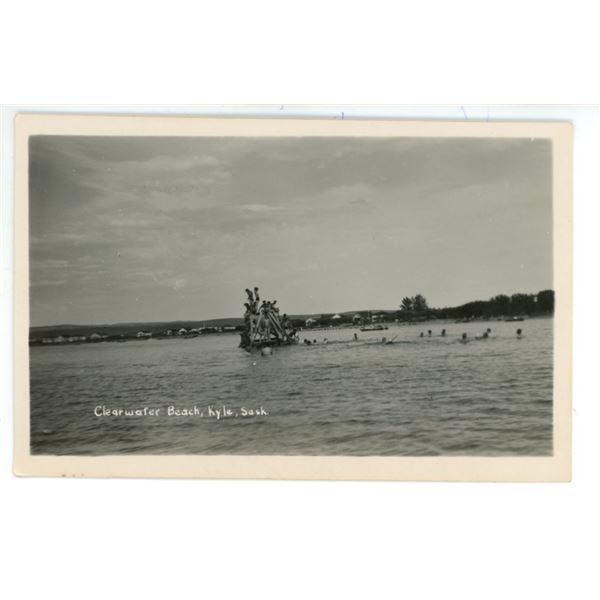 Vintage RPPC – “Clearwater Beach, Kyle, Sask.”