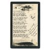 Image 1 : Early 1900’s Postcard – “Lost in a Blizzard” Poem.  Luseland, Sa