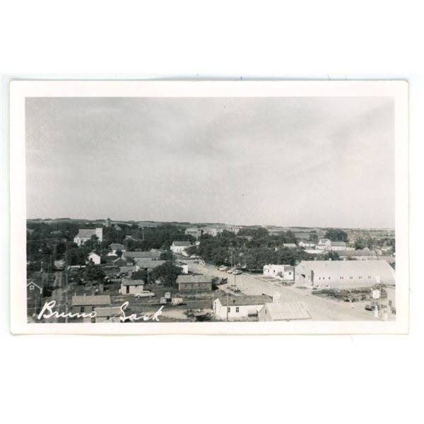 Vintage RPPC – “Bruno, Sask.”