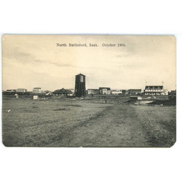 Vintage Post Card – “North Battleford, Sask.  October 1905”