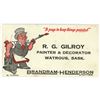 Image 1 : Vintage Advertisement.  Watrous, Sask.
