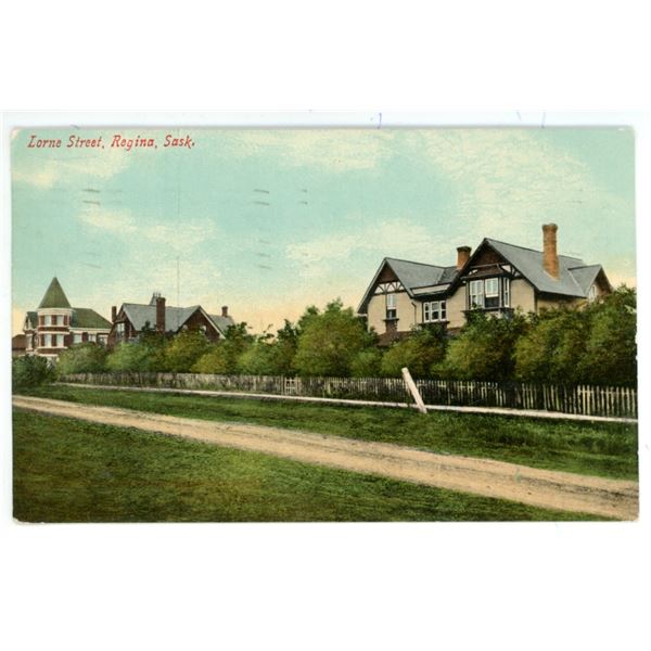1911 Post Card – “Lorne Street, Regina, Sask.”