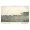 Image 1 : Vintage Post Card – “Master of Harvest, Pulling Seven Binders.  Hanley, Sask.[x=#8