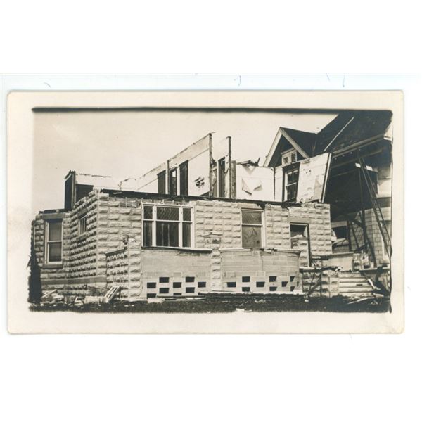 RPPC - Aftermath of the 1912 Regina, SK Cyclone