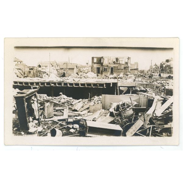 RPPC - Aftermath of the 1912 Regina, SK Cyclone